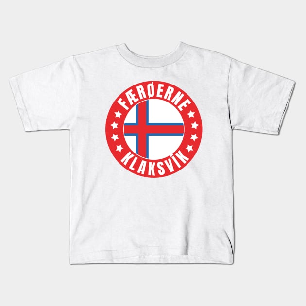 Klaksvik Kids T-Shirt by footballomatic